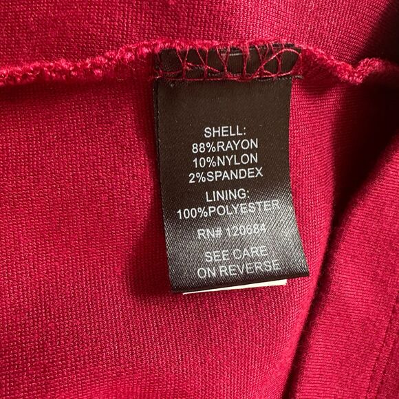 Torrid Red Dress w/ Peplum - Women 20 - Picture 6 of 6